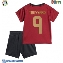 Fotballdrakt Barn Belgia Leandro Trossard #9 Hjemmedraktsett EM 2024 Kortermet (+ Korte bukser)